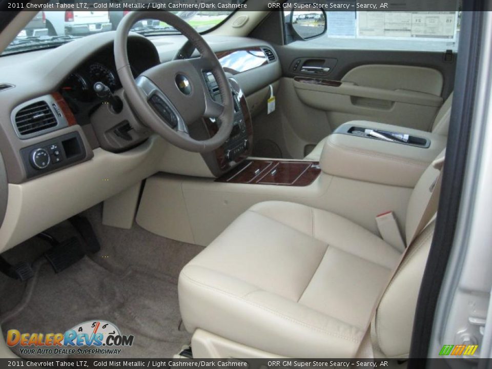 2011 Chevrolet Tahoe LTZ Gold Mist Metallic / Light Cashmere/Dark Cashmere Photo #10