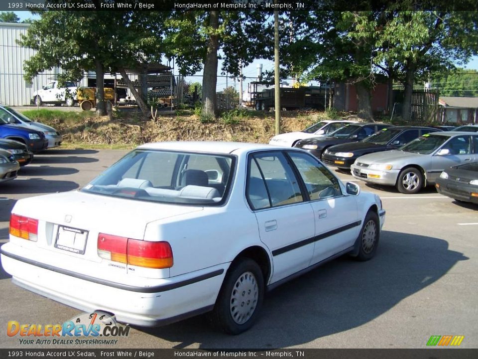 1993 White honda accord lx #7