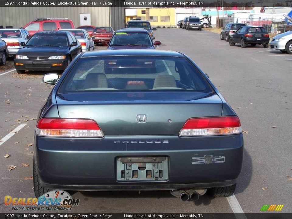 1997 Honda Prelude Coupe Eucalyptus Green Pearl / Beige Photo #2