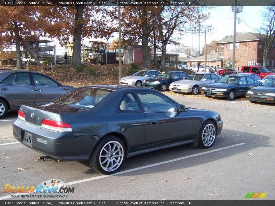 1997 Honda Prelude Coupe Eucalyptus Green Pearl / Beige Photo #3