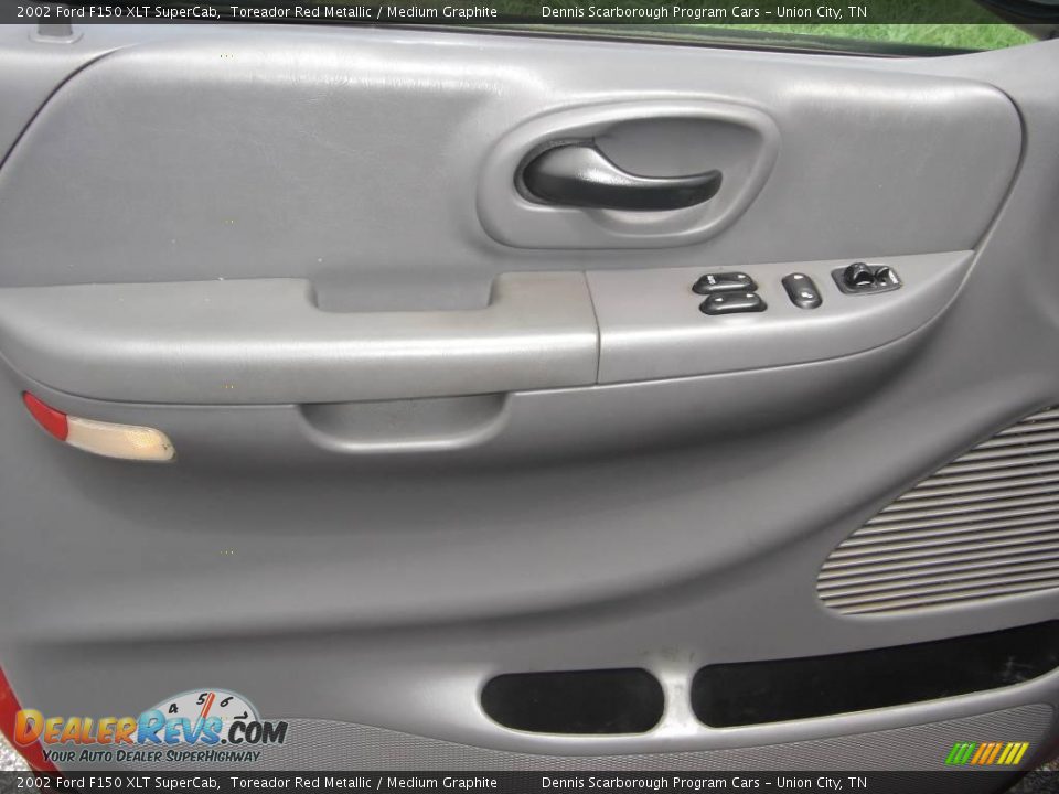 2002 Ford F150 XLT SuperCab Toreador Red Metallic / Medium Graphite Photo #6