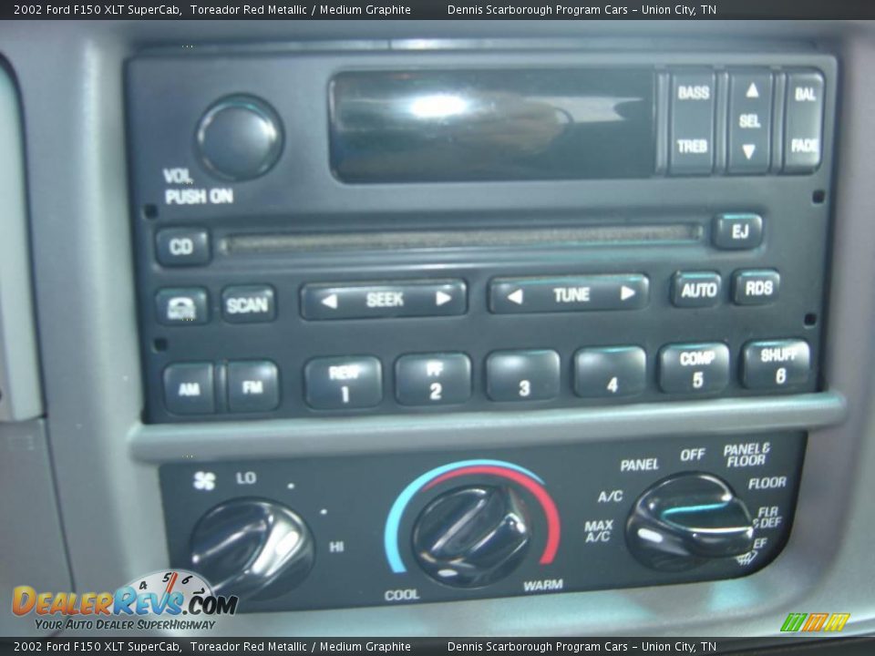 2002 Ford F150 XLT SuperCab Toreador Red Metallic / Medium Graphite Photo #8