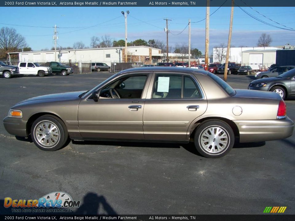 2003 Ford Crown Victoria LX Arizona Beige Metallic / Medium Parchment Photo #2