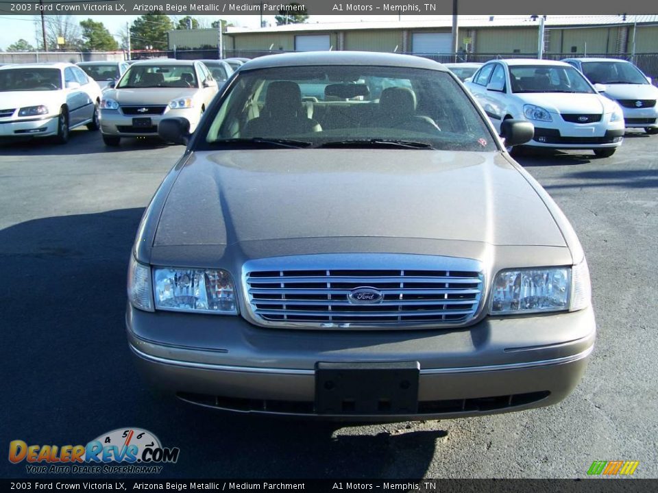 2003 Ford Crown Victoria LX Arizona Beige Metallic / Medium Parchment Photo #3