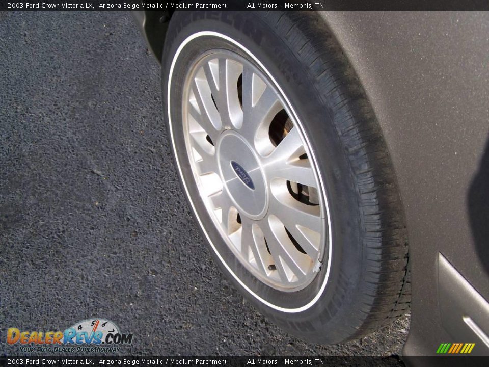 2003 Ford Crown Victoria LX Arizona Beige Metallic / Medium Parchment Photo #8