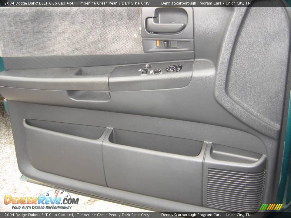 2004 Dodge Dakota SLT Club Cab 4x4 Timberline Green Pearl / Dark Slate Gray Photo #5