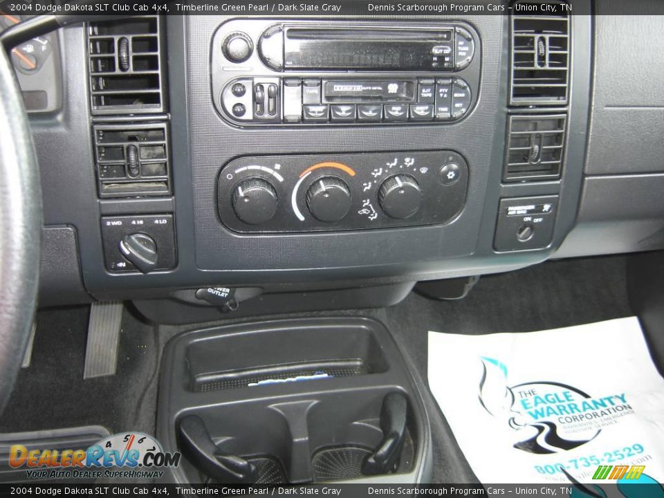 2004 Dodge Dakota SLT Club Cab 4x4 Timberline Green Pearl / Dark Slate Gray Photo #8
