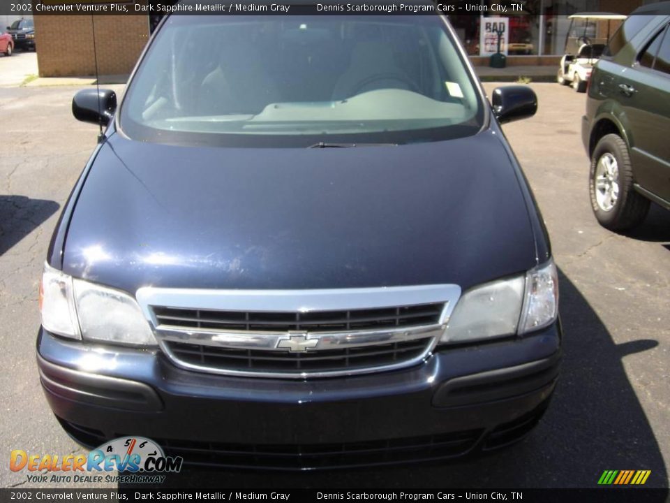 2002 Chevrolet Venture Plus Dark Sapphire Metallic / Medium Gray Photo #1