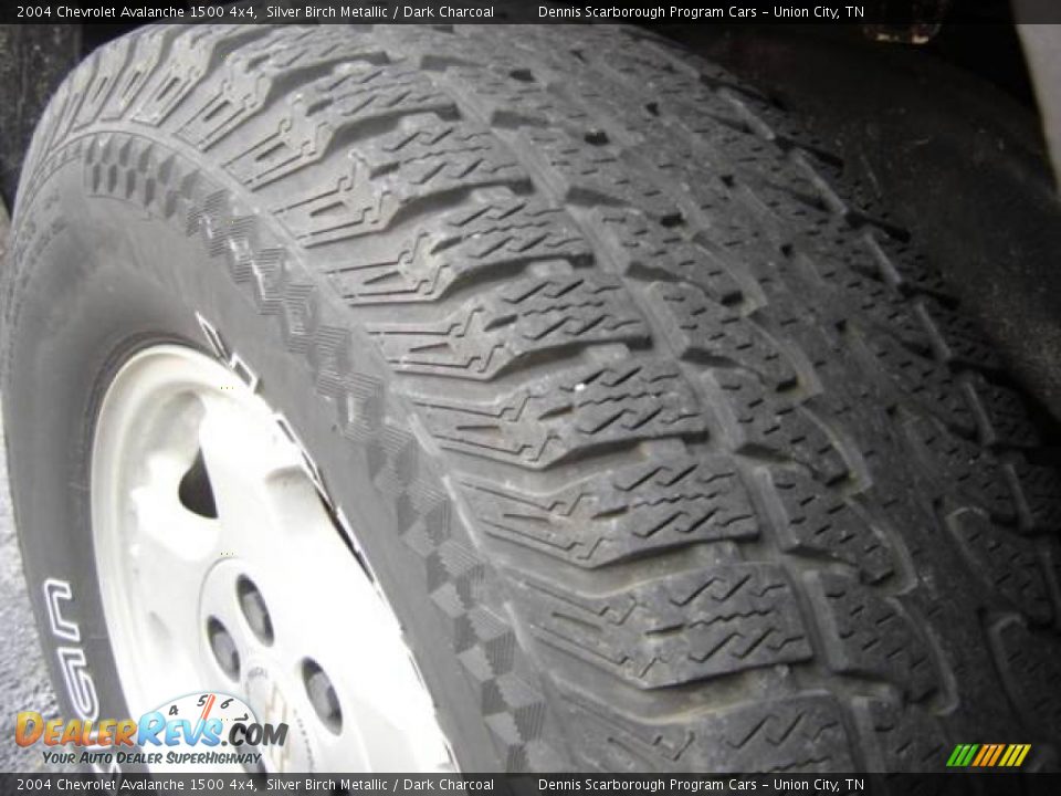 2004 Chevrolet Avalanche 1500 4x4 Silver Birch Metallic / Dark Charcoal Photo #14