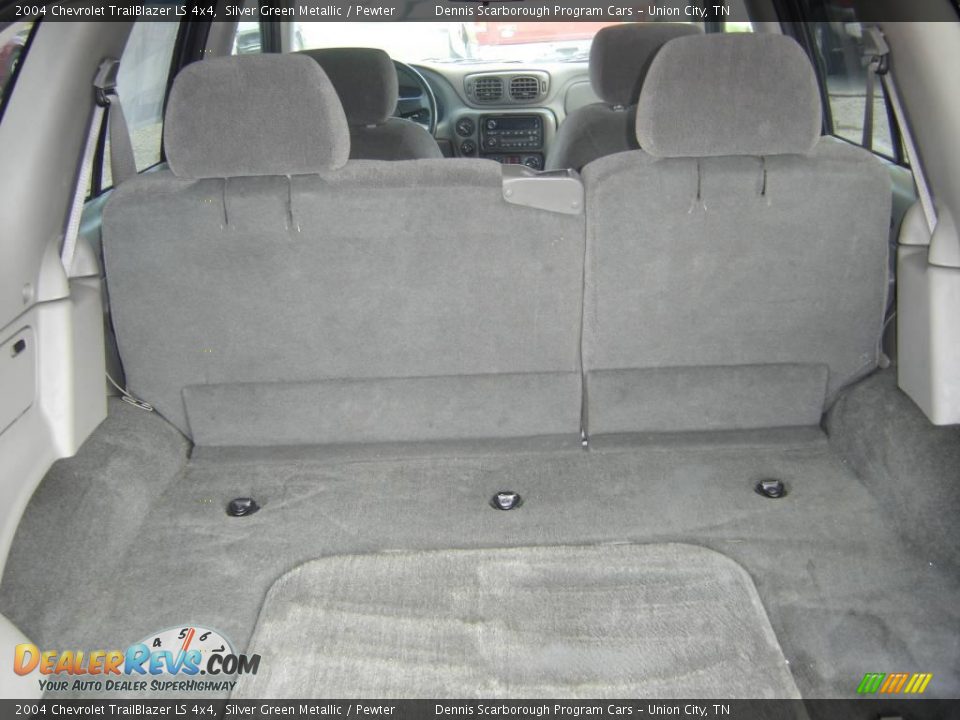 2004 Chevrolet TrailBlazer LS 4x4 Silver Green Metallic / Pewter Photo #5