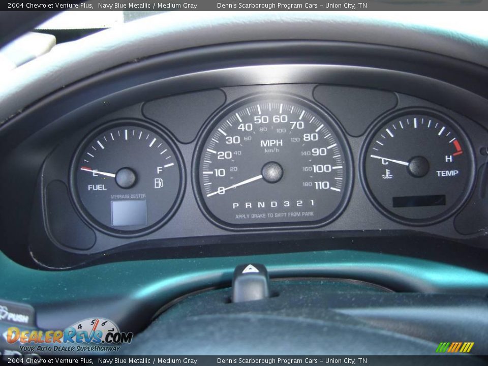 2004 Chevrolet Venture Plus Navy Blue Metallic / Medium Gray Photo #10