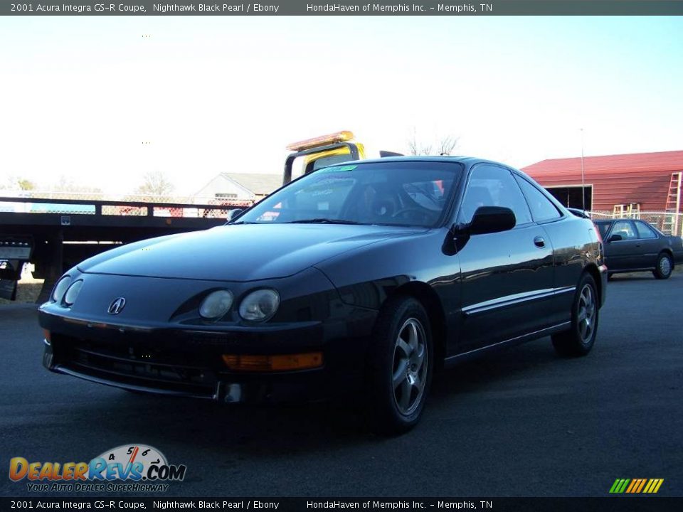 2001 Acura Integra GS-R Coupe Nighthawk Black Pearl / Ebony Photo #1