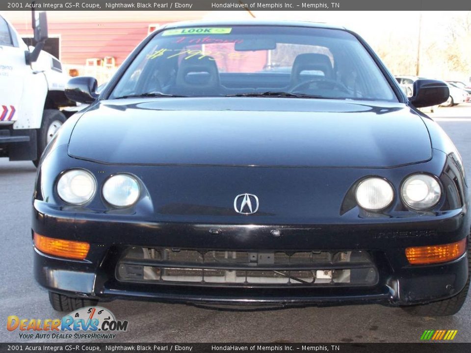 2001 Acura Integra GS-R Coupe Nighthawk Black Pearl / Ebony Photo #2