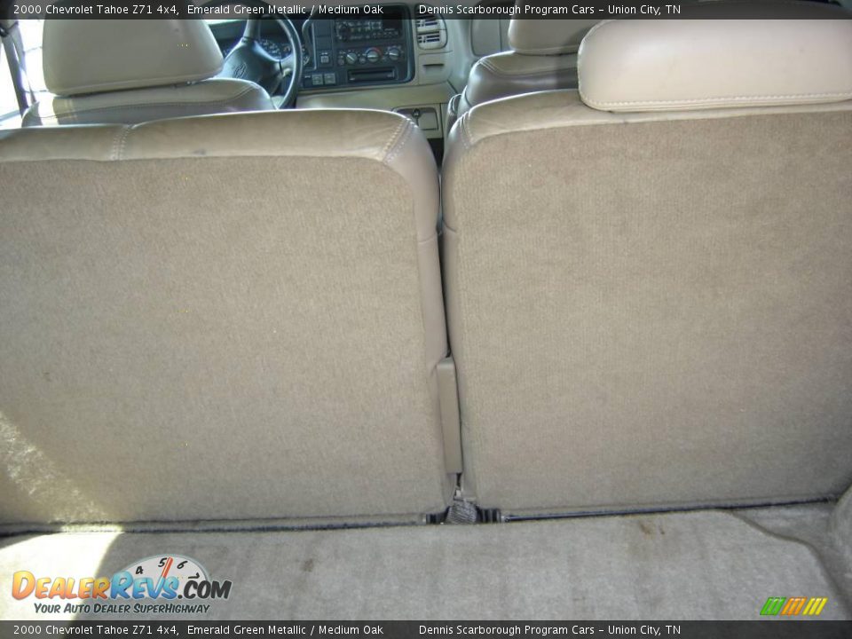 2000 Chevrolet Tahoe Z71 4x4 Emerald Green Metallic / Medium Oak Photo #4