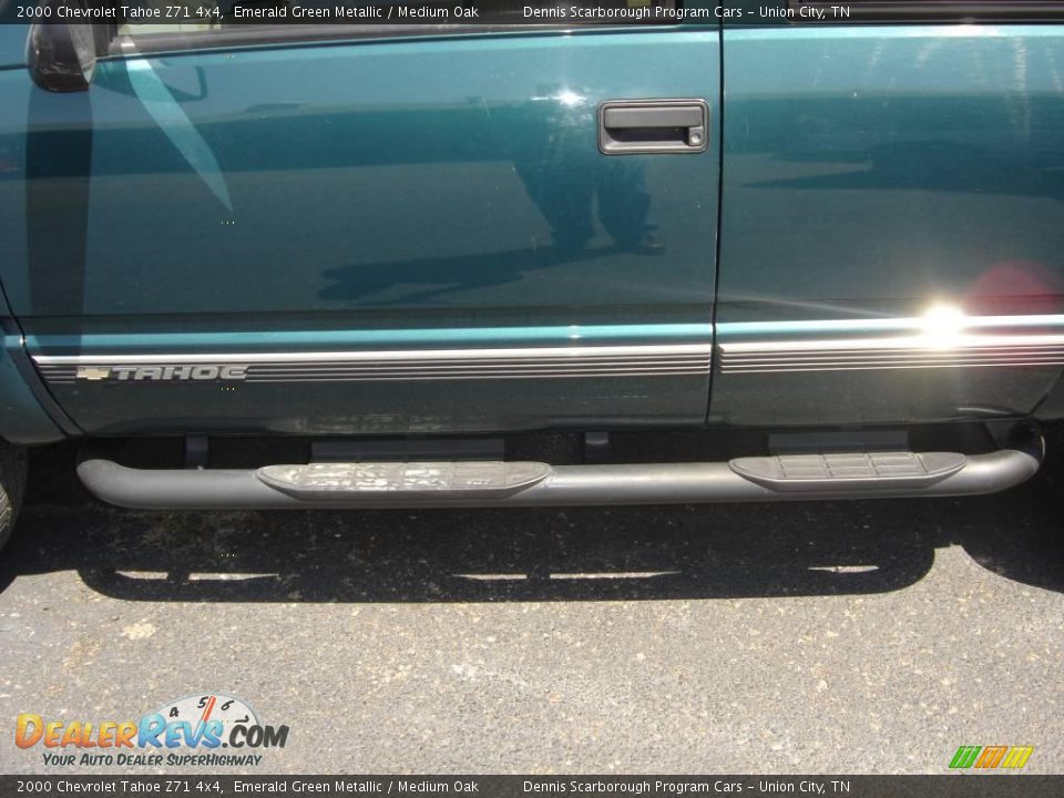 2000 Chevrolet Tahoe Z71 4x4 Emerald Green Metallic / Medium Oak Photo #5