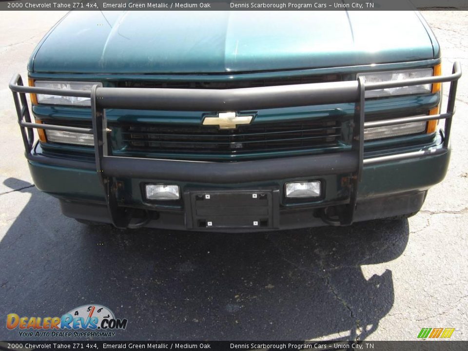 2000 Chevrolet Tahoe Z71 4x4 Emerald Green Metallic / Medium Oak Photo #7