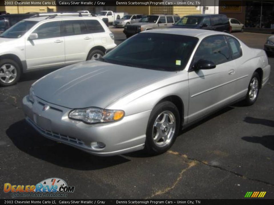 2003 Chevrolet Monte Carlo LS Galaxy Silver Metallic / Gray Photo #1