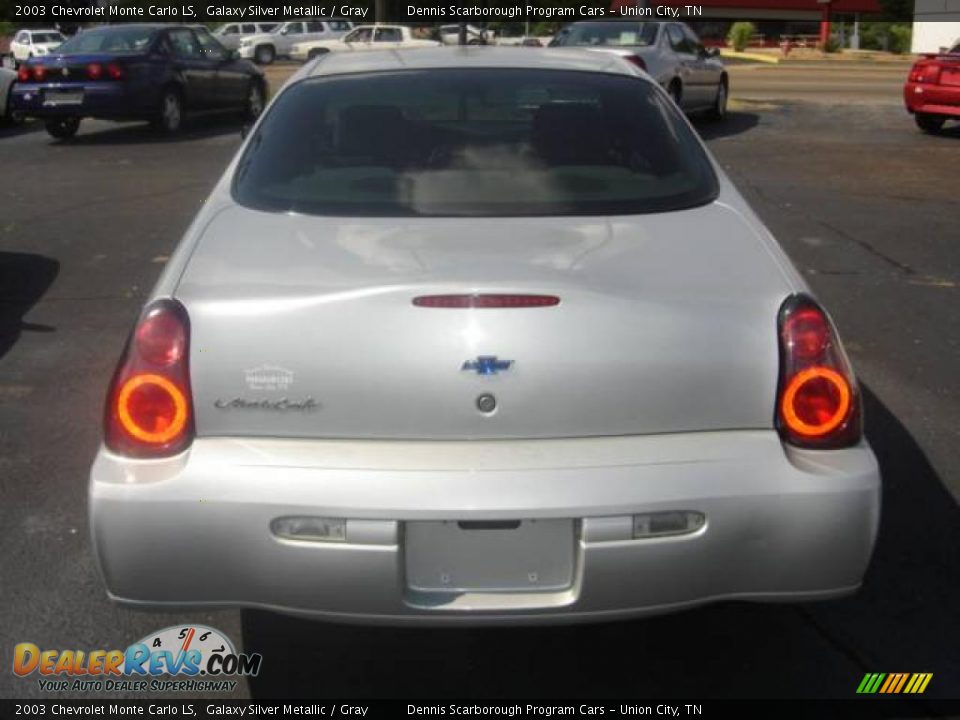 2003 Chevrolet Monte Carlo LS Galaxy Silver Metallic / Gray Photo #2
