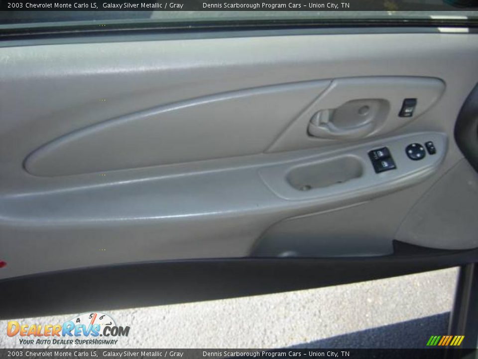 2003 Chevrolet Monte Carlo LS Galaxy Silver Metallic / Gray Photo #5