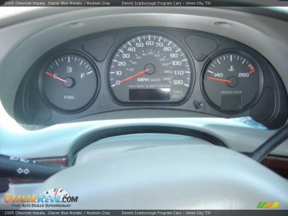 2005 Chevrolet Impala Glacier Blue Metallic / Medium Gray Photo #6