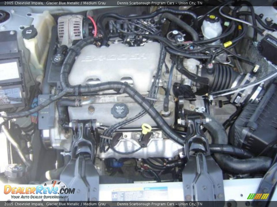 2005 Chevrolet Impala Glacier Blue Metallic / Medium Gray Photo #10