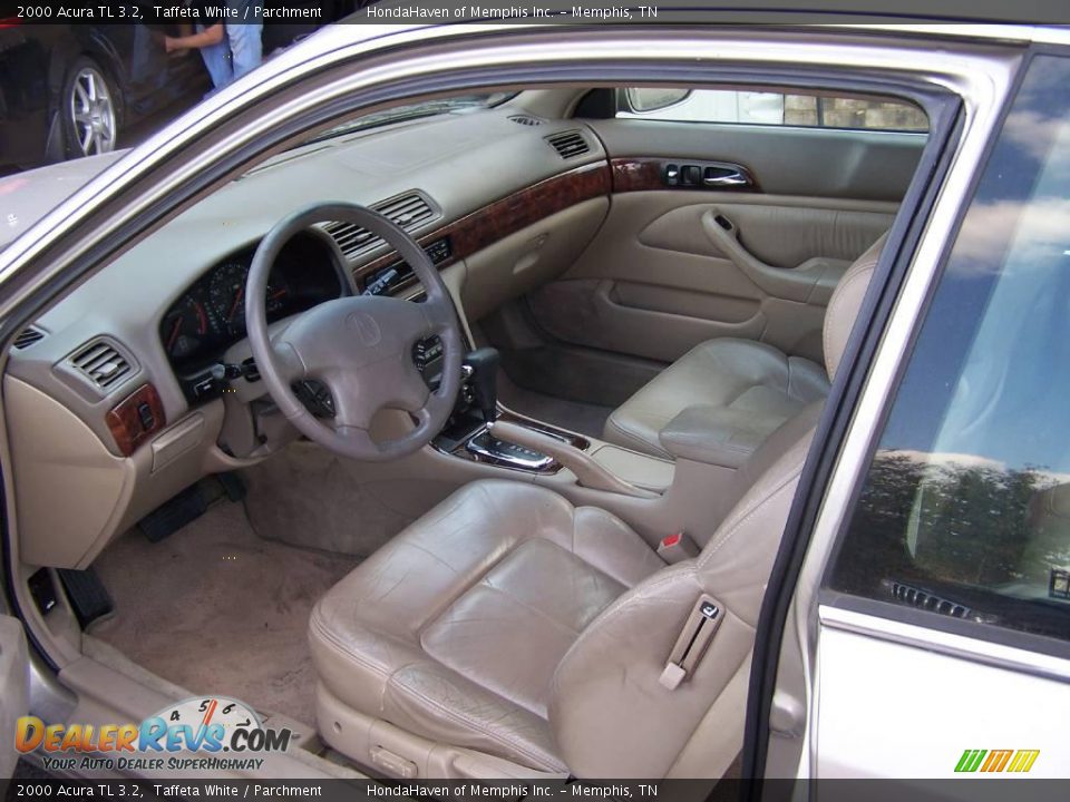 2000 Acura TL 3.2 Taffeta White / Parchment Photo #3