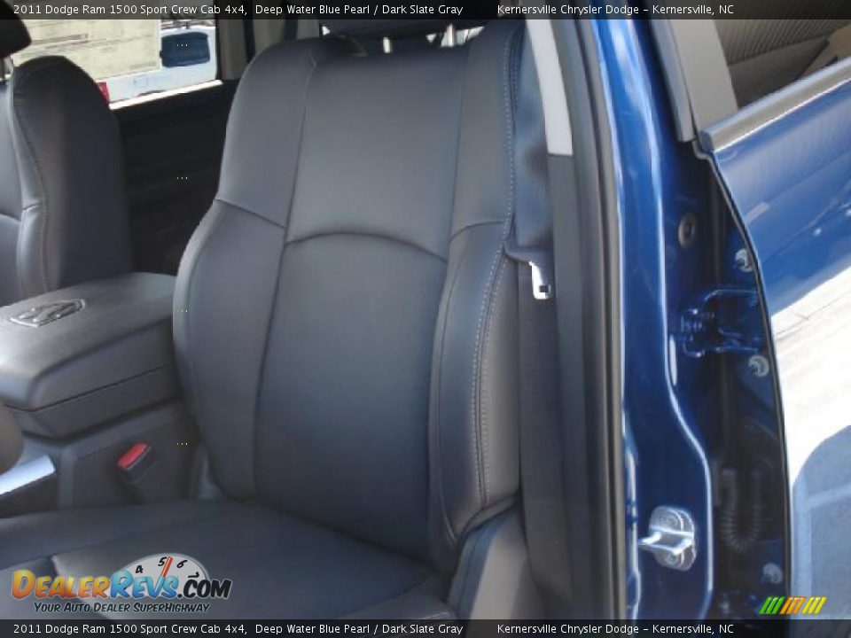 2011 Dodge Ram 1500 Sport Crew Cab 4x4 Deep Water Blue Pearl / Dark Slate Gray Photo #9