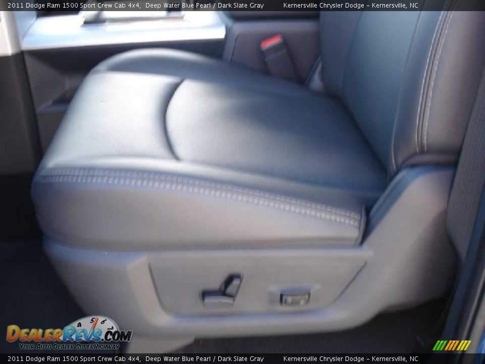 2011 Dodge Ram 1500 Sport Crew Cab 4x4 Deep Water Blue Pearl / Dark Slate Gray Photo #10