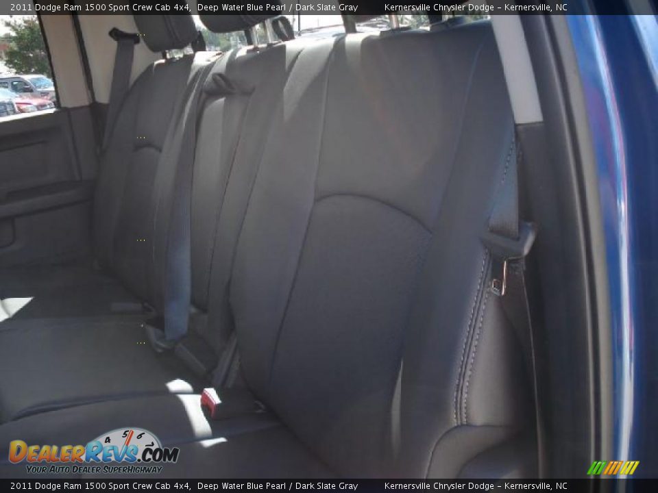 2011 Dodge Ram 1500 Sport Crew Cab 4x4 Deep Water Blue Pearl / Dark Slate Gray Photo #11