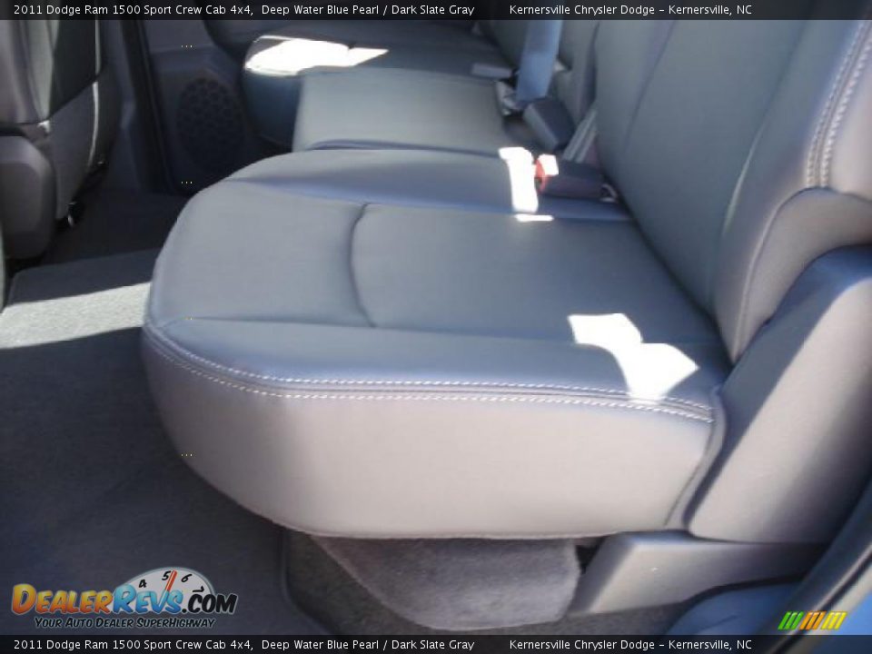 2011 Dodge Ram 1500 Sport Crew Cab 4x4 Deep Water Blue Pearl / Dark Slate Gray Photo #12