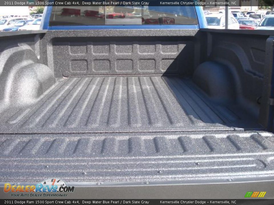 2011 Dodge Ram 1500 Sport Crew Cab 4x4 Deep Water Blue Pearl / Dark Slate Gray Photo #13