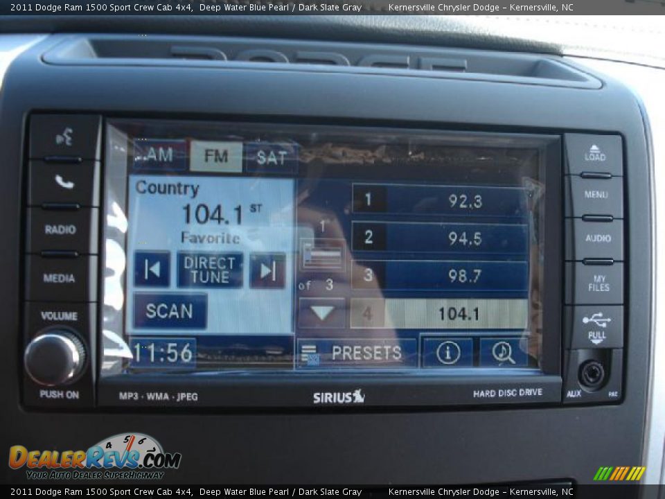 2011 Dodge Ram 1500 Sport Crew Cab 4x4 Deep Water Blue Pearl / Dark Slate Gray Photo #22