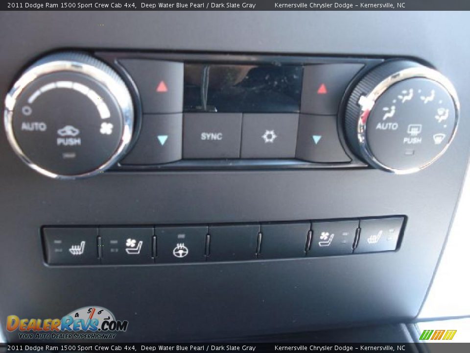 2011 Dodge Ram 1500 Sport Crew Cab 4x4 Deep Water Blue Pearl / Dark Slate Gray Photo #24