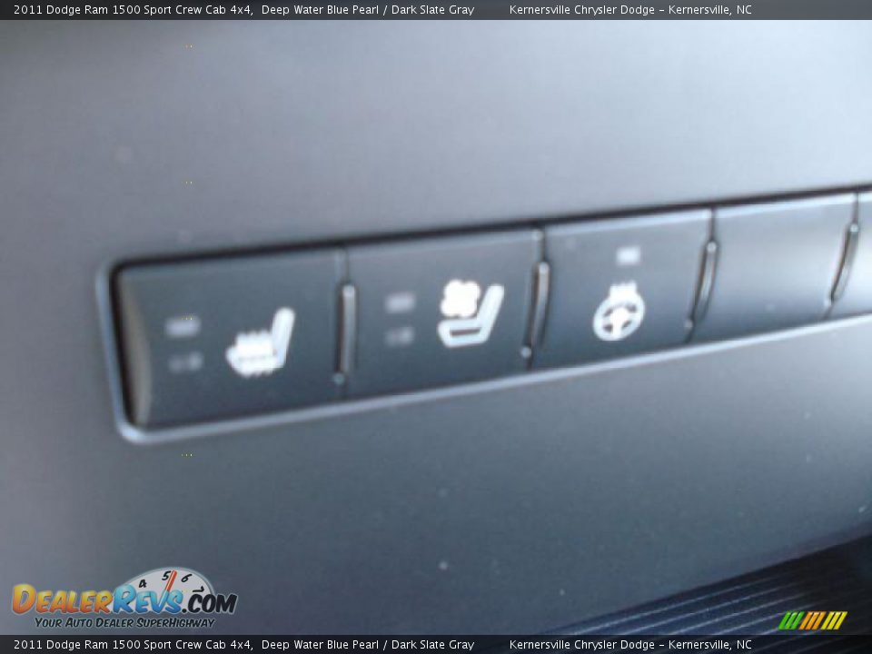 2011 Dodge Ram 1500 Sport Crew Cab 4x4 Deep Water Blue Pearl / Dark Slate Gray Photo #25