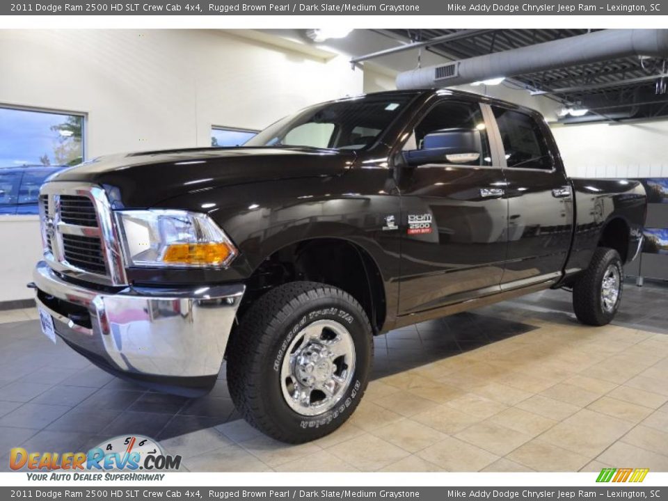 2011 Dodge Ram 2500 HD SLT Crew Cab 4x4 Rugged Brown Pearl / Dark Slate/Medium Graystone Photo #2