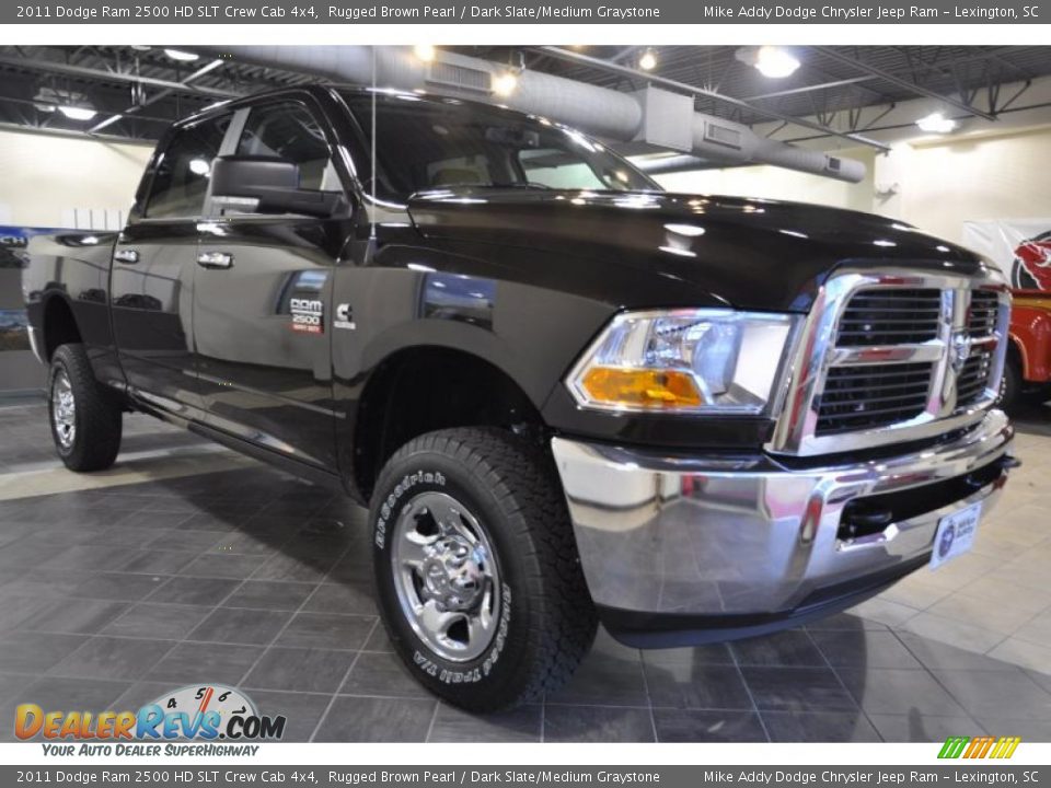 2011 Dodge Ram 2500 HD SLT Crew Cab 4x4 Rugged Brown Pearl / Dark Slate/Medium Graystone Photo #4