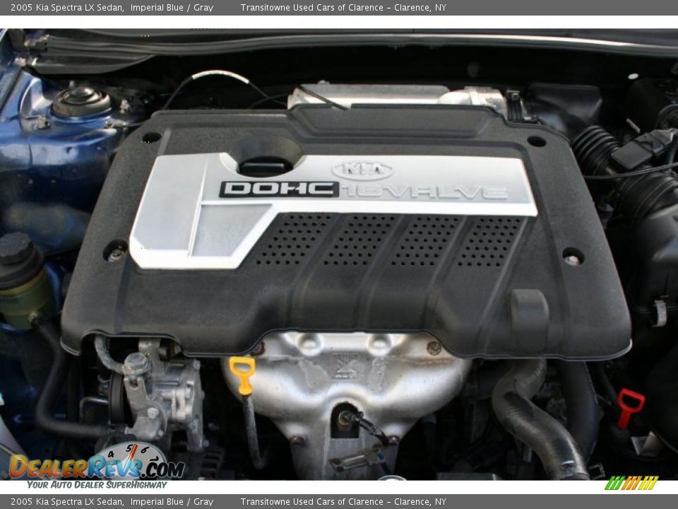 2005 Kia Spectra LX Sedan 2.0 Liter DOHC 16 Valve 4 Cylinder Engine Photo #8