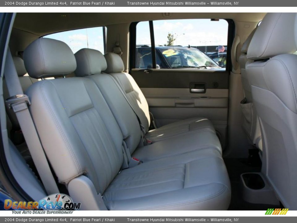 2004 Dodge Durango Limited 4x4 Patriot Blue Pearl / Khaki Photo #5