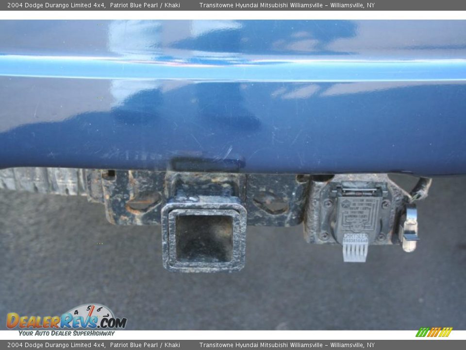 2004 Dodge Durango Limited 4x4 Patriot Blue Pearl / Khaki Photo #9