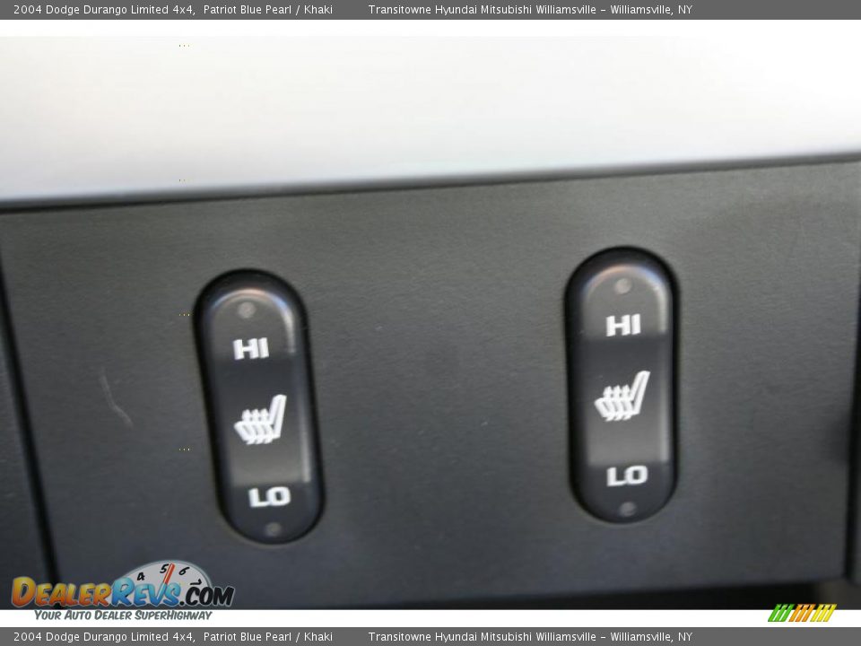 2004 Dodge Durango Limited 4x4 Patriot Blue Pearl / Khaki Photo #17