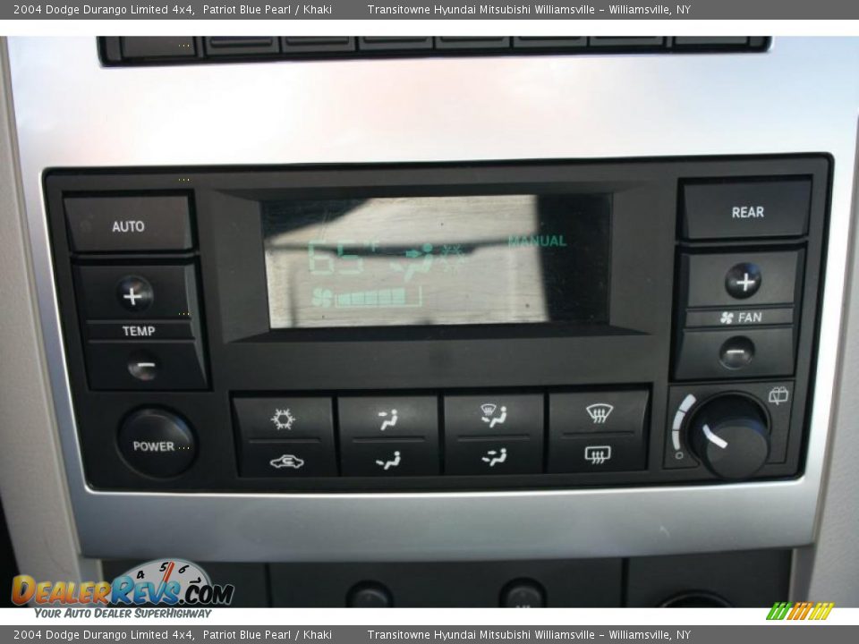 2004 Dodge Durango Limited 4x4 Patriot Blue Pearl / Khaki Photo #18