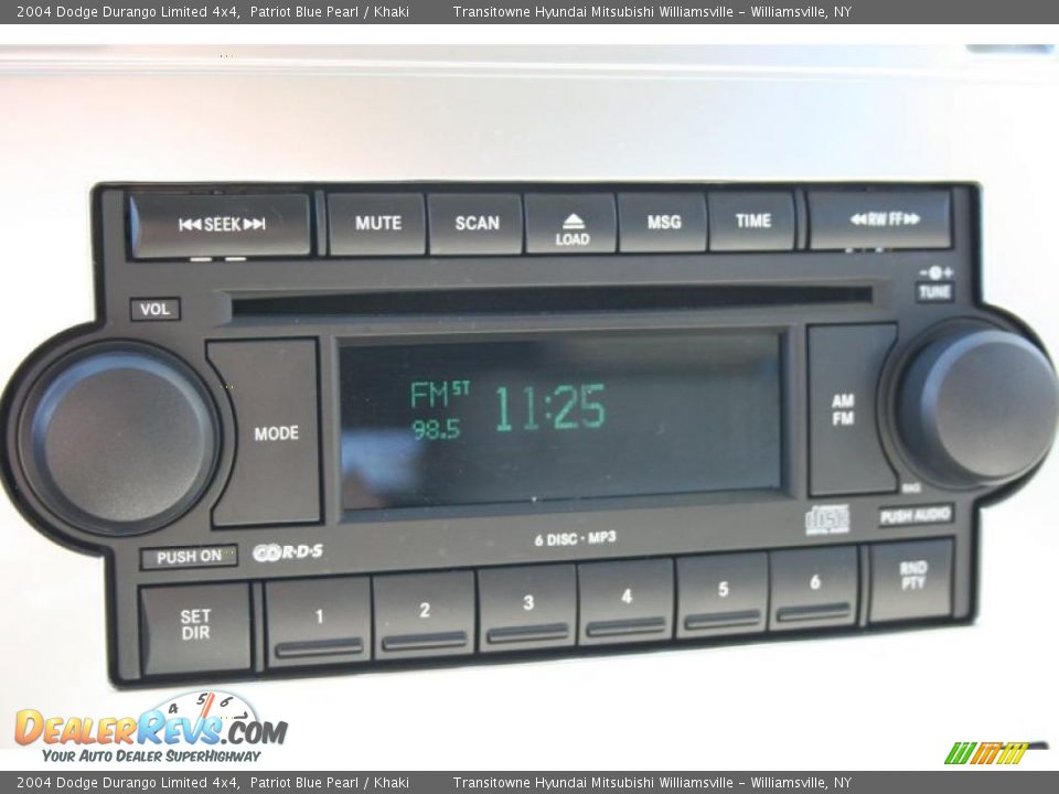 2004 Dodge Durango Limited 4x4 Patriot Blue Pearl / Khaki Photo #19