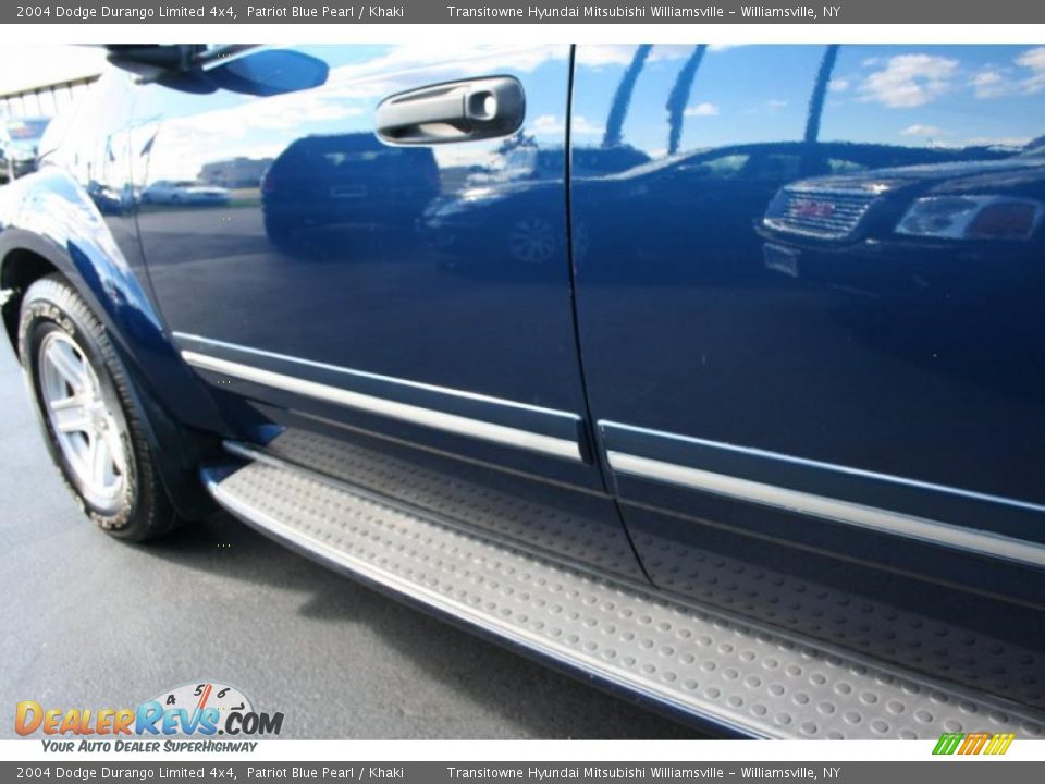2004 Dodge Durango Limited 4x4 Patriot Blue Pearl / Khaki Photo #25