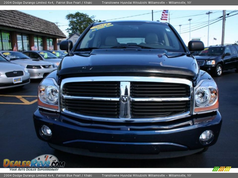 2004 Dodge Durango Limited 4x4 Patriot Blue Pearl / Khaki Photo #27
