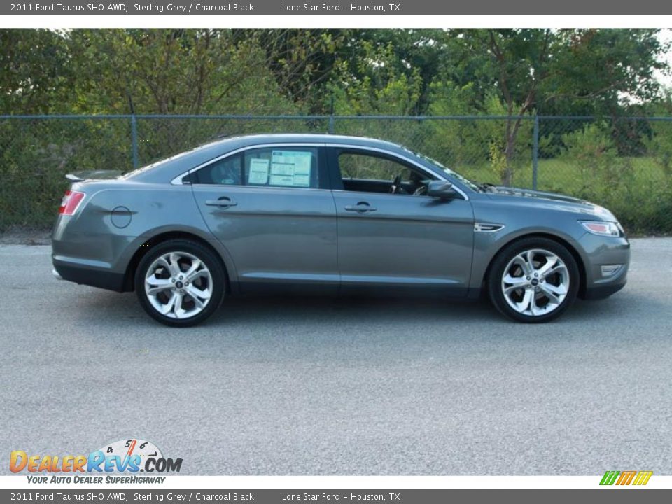 2011 Ford Taurus SHO AWD Sterling Grey / Charcoal Black Photo #2