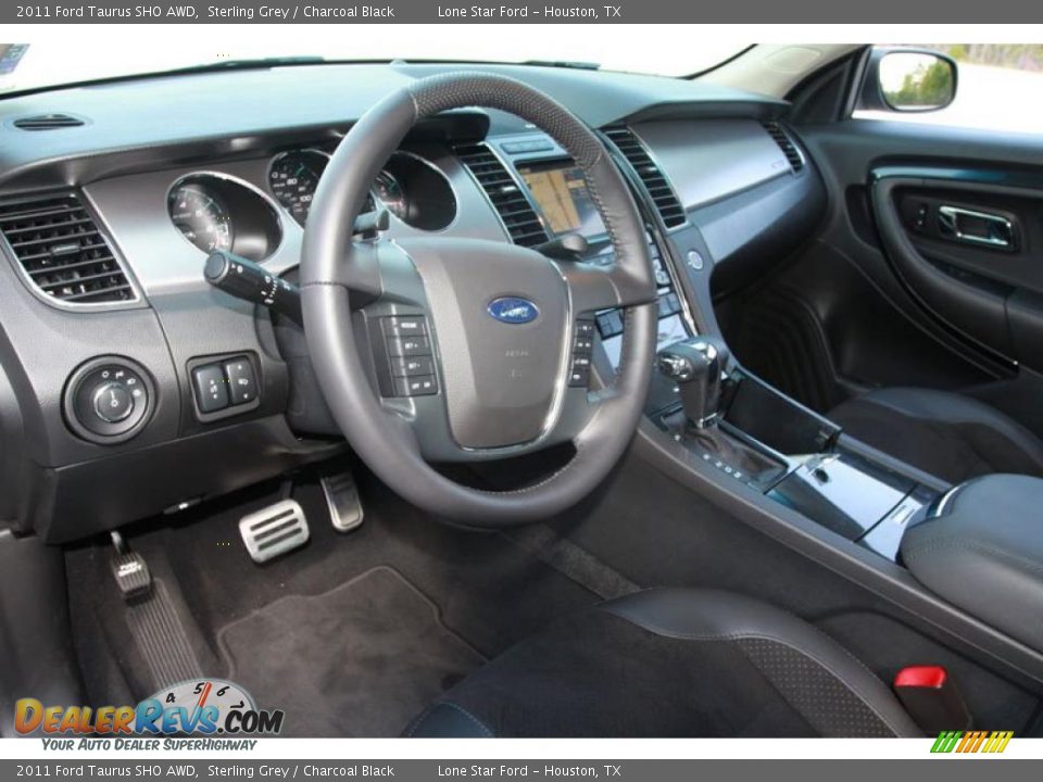 2011 Ford Taurus SHO AWD Sterling Grey / Charcoal Black Photo #4