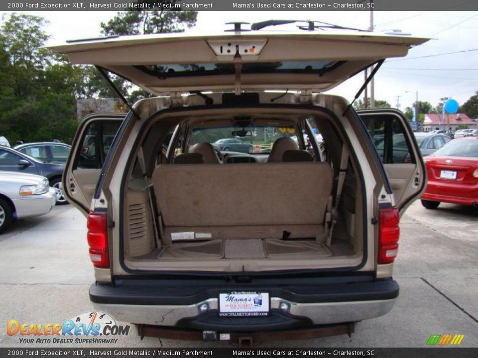 2000 Ford Expedition XLT Harvest Gold Metallic / Medium Parchment Photo #14