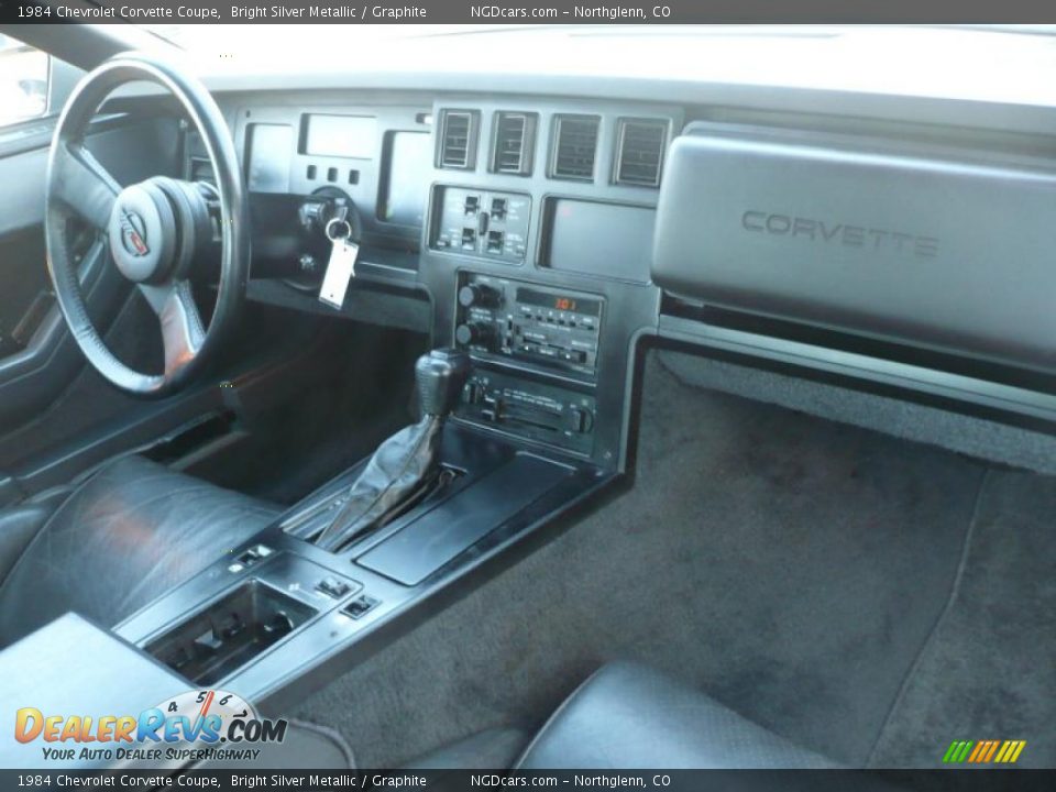 1984 Chevrolet Corvette Coupe Bright Silver Metallic / Graphite Photo #12