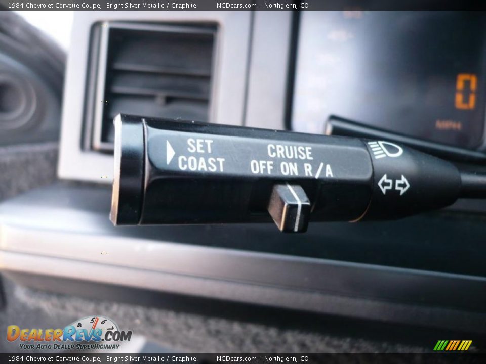 1984 Chevrolet Corvette Coupe Bright Silver Metallic / Graphite Photo #15