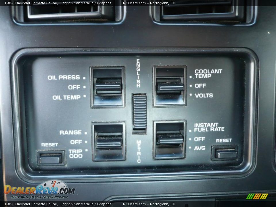 1984 Chevrolet Corvette Coupe Bright Silver Metallic / Graphite Photo #16